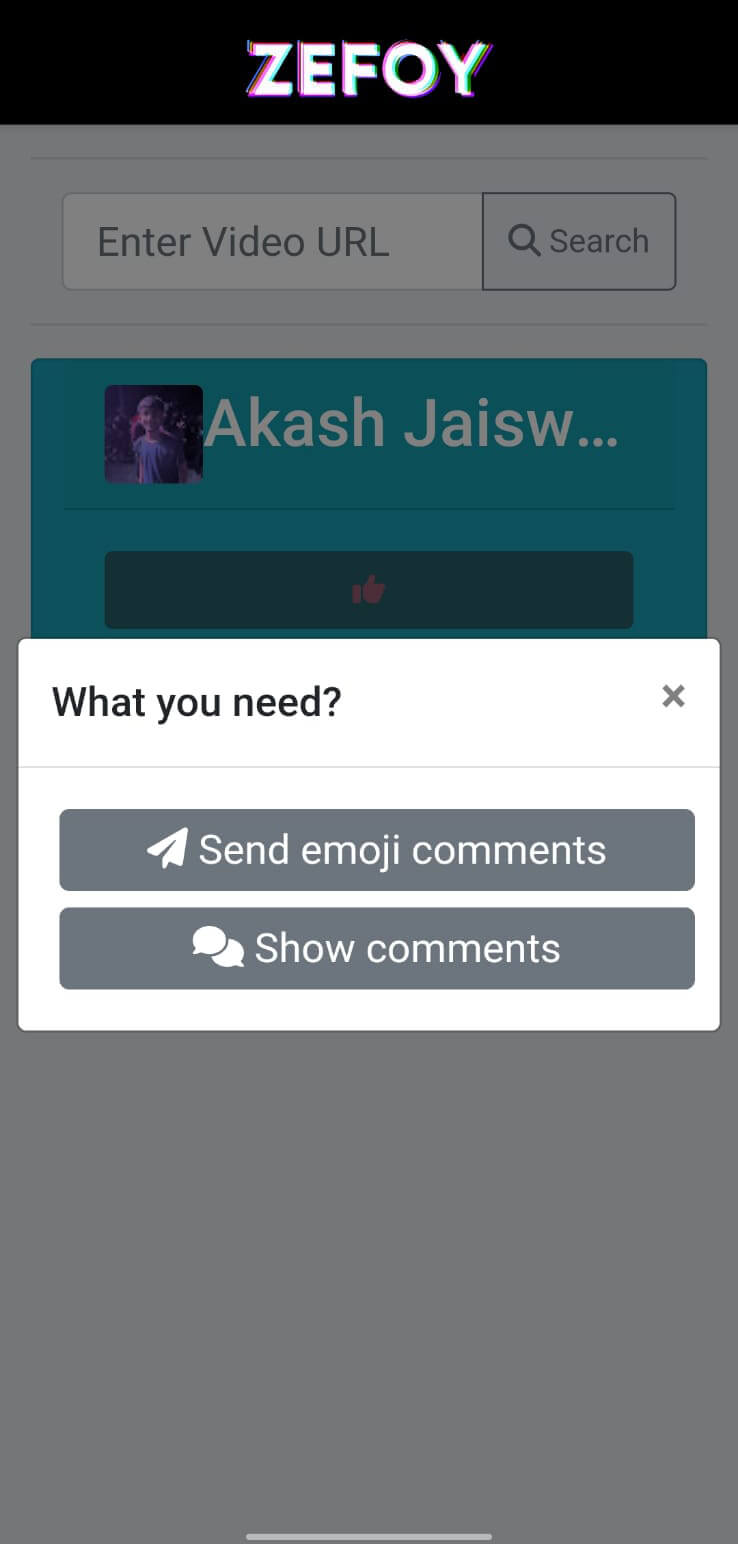 Screenshot ZEFOY APK