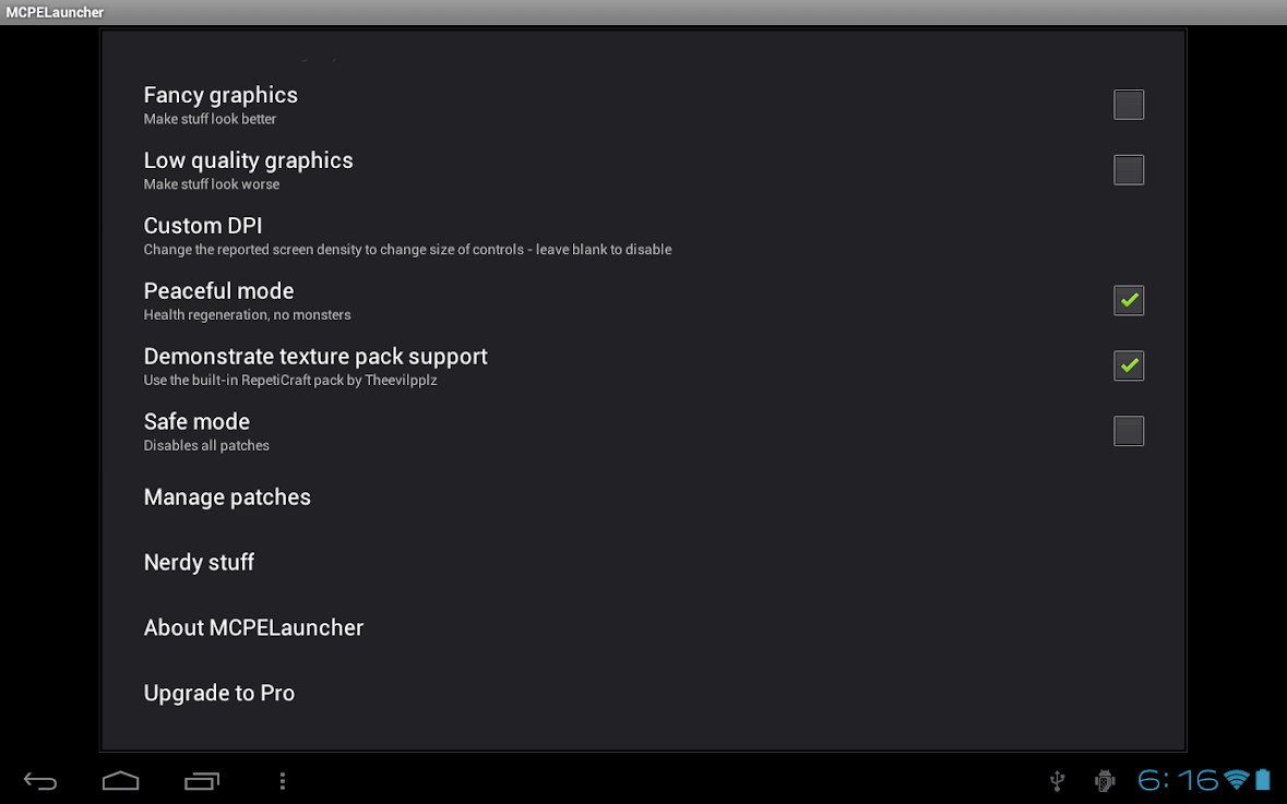 Screenshot BlockLauncher APK v1.27 untuk Minecraft Pocket Edition