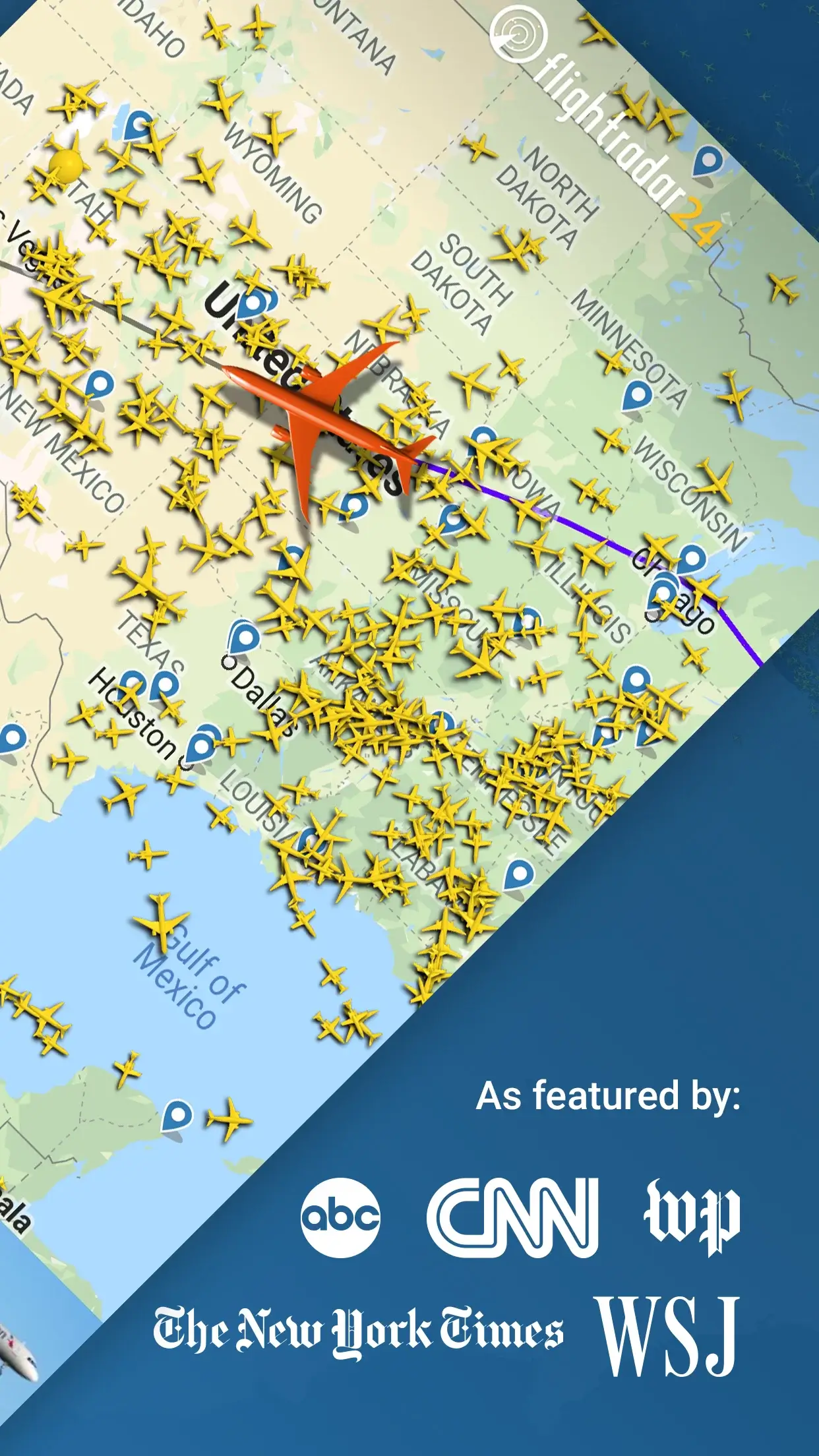Screenshot Flightradar24 APK v10.21.0 untuk Android