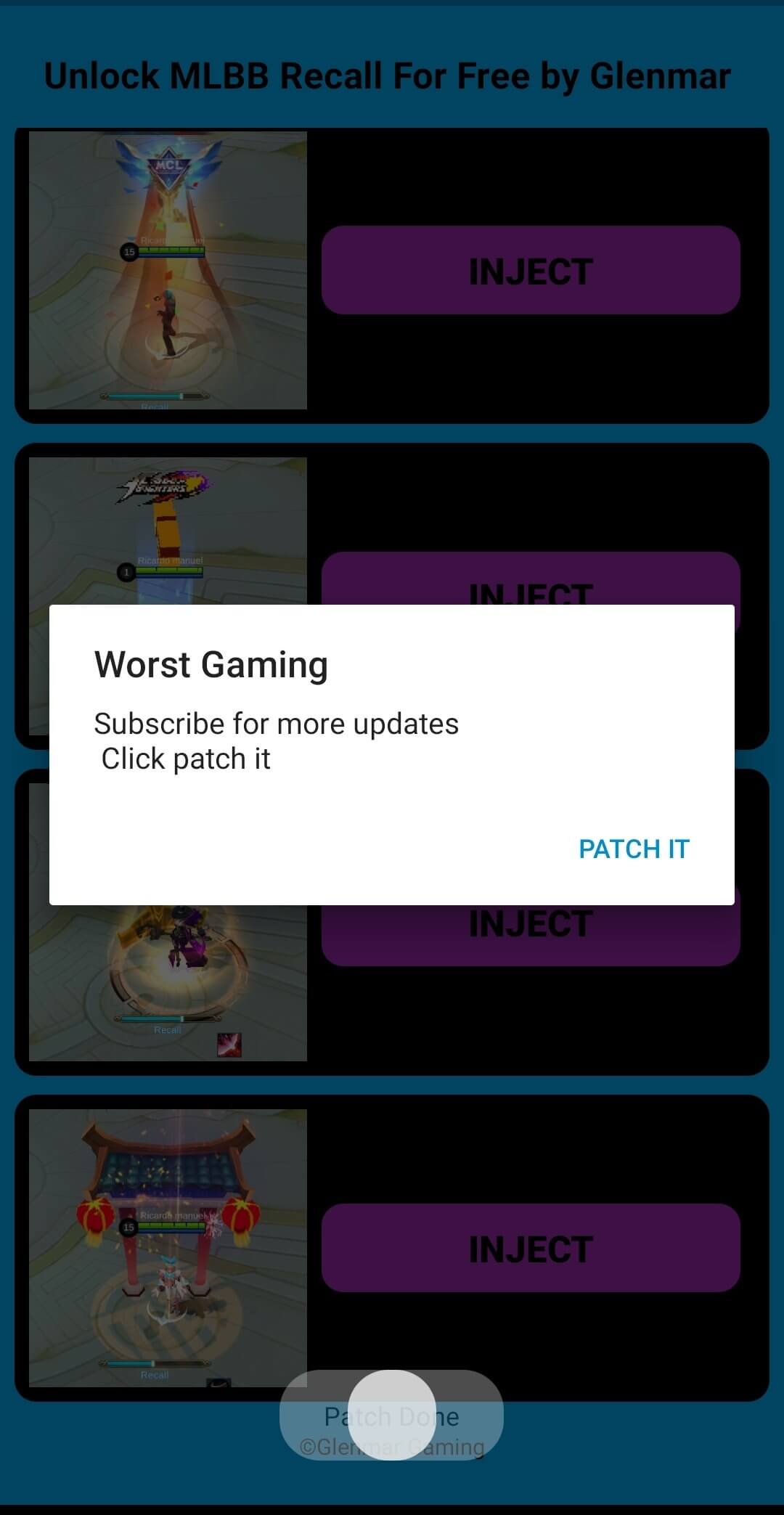 Screenshot Recall Injector APK v5.4
