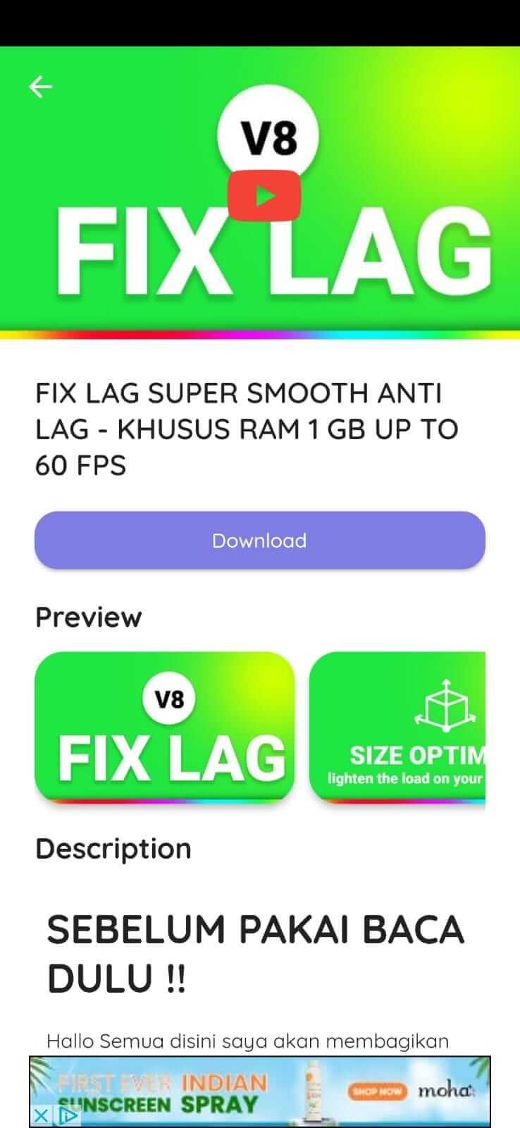 Screenshot Skin Tools APK untuk Coba Skin Free Fire