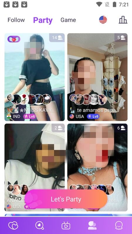 Screenshot Chamet APK v4.4.2 untuk Chat dan Video Call
