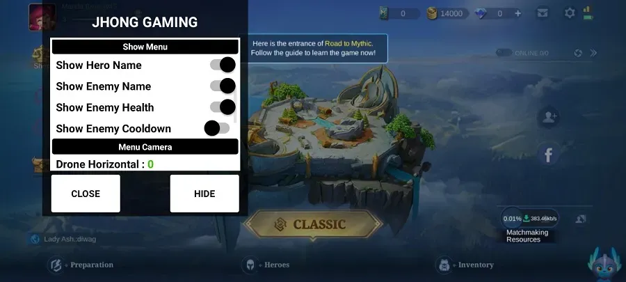 Screenshot Jhong Gaming APK v44 untuk Android