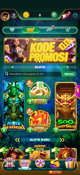Screenshot JayaBet APK