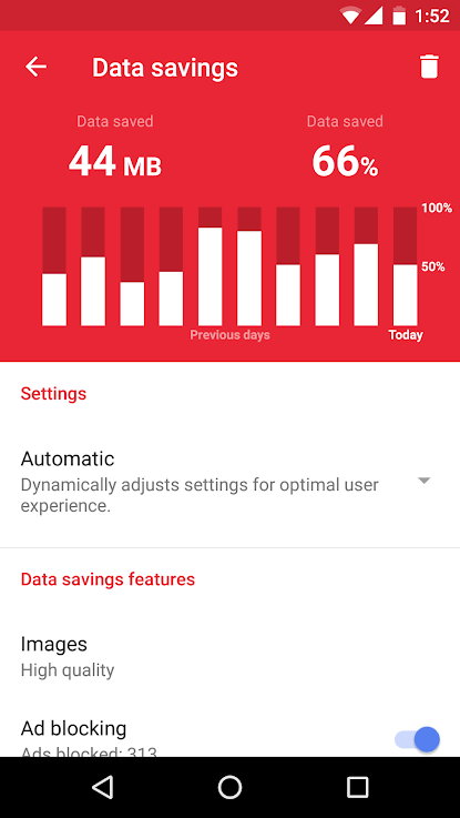 Screenshot Opera Mini APK v99.1.2254.455 Download untuk Android