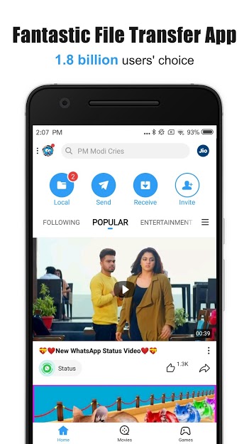 Screenshot SHAREit APK v6.53.88_UD untuk Android