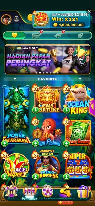 Screenshot JayaBet APK