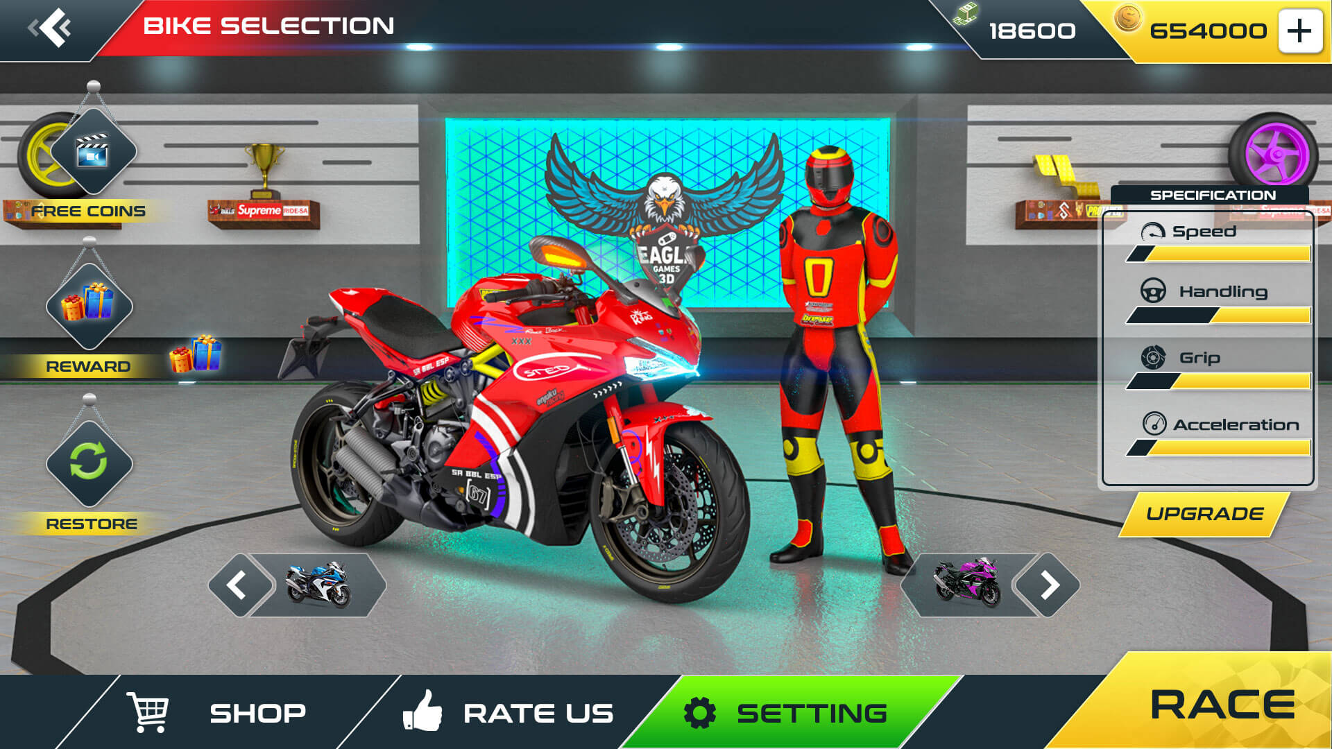 Screenshot Real Bike Racing APK